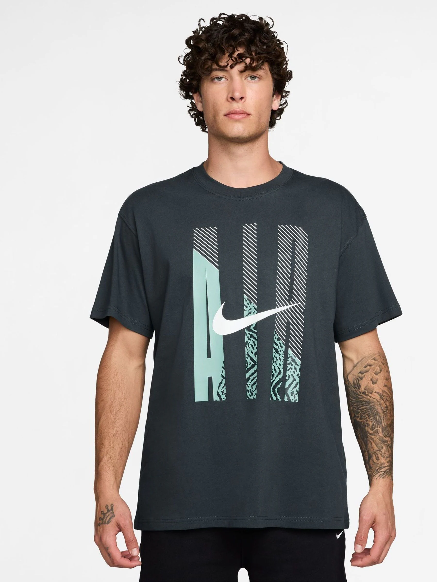 Donkergroen zeewier - Nike Mens Sportswear T-Shirt M90 Air HO25
