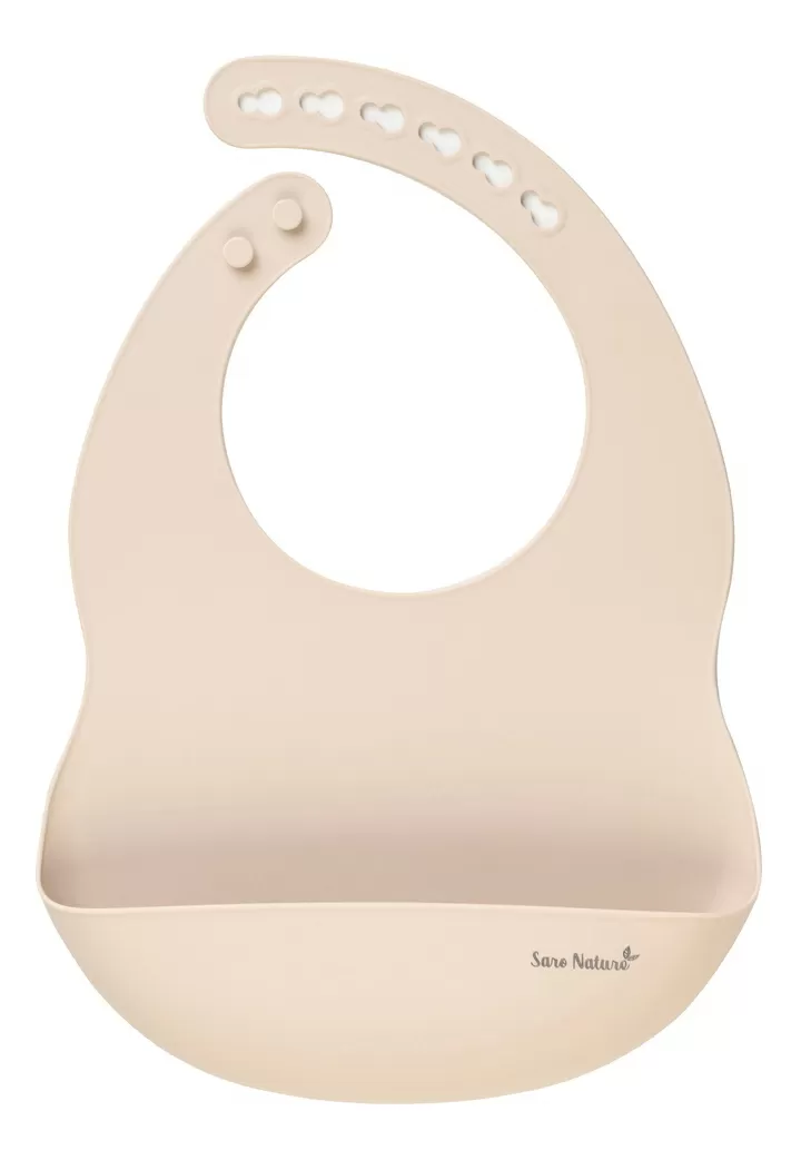 SARO BABY Nordic Silicone Hagesmæk - Sand - 1 stk.