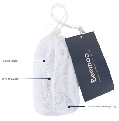 Beemoo Myggnett til Sitte- & Liggedel, White