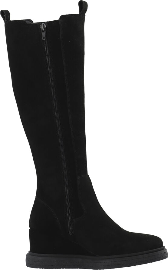 Cashott CASANJA Tall Boot Suede Black