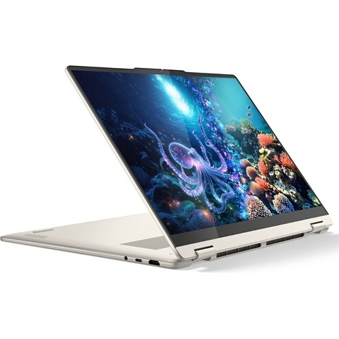 PC portable Lenovo Yoga 7 16AKP10 16'' OLED 2.8k 120 Hz écran tactile Copilot+PC AMD Ryzen 7 AI 16 Go RAM 512 Go SSD Gris sable
