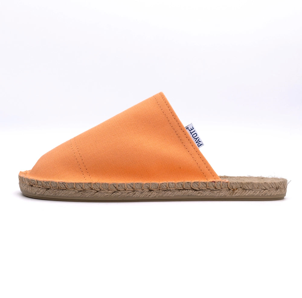 Mule Espadrille Orange Saumon