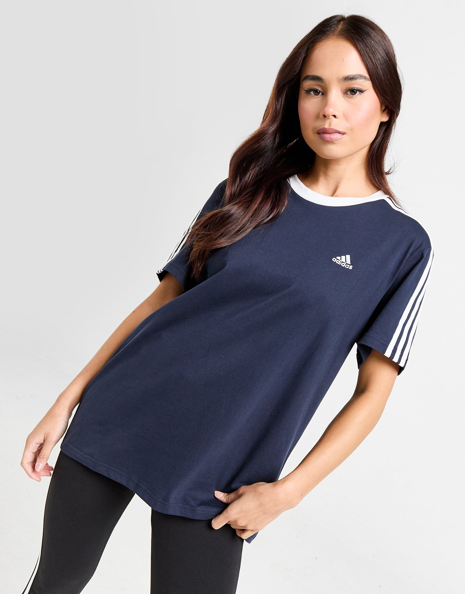adidas T-shirt 3-Stripes Badge of Sport Femme