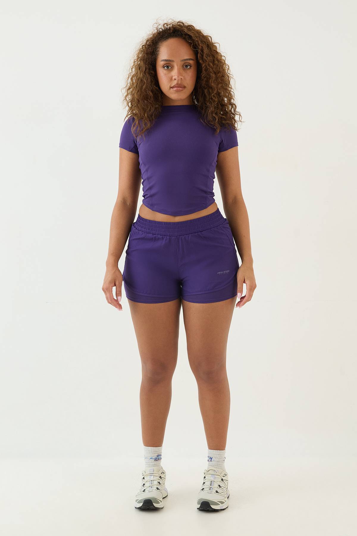 Short De Course 2 En 1 Taille Haute Dsgn Studio