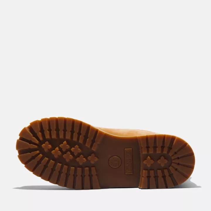 Bota Timberland Premium de 6 polegadas para crianças na cor amarela