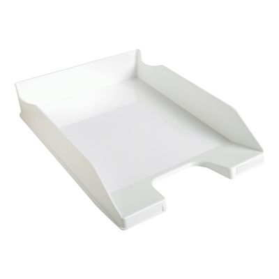 Exacompta COMBO Glossy - Corbeille à courrier blanc