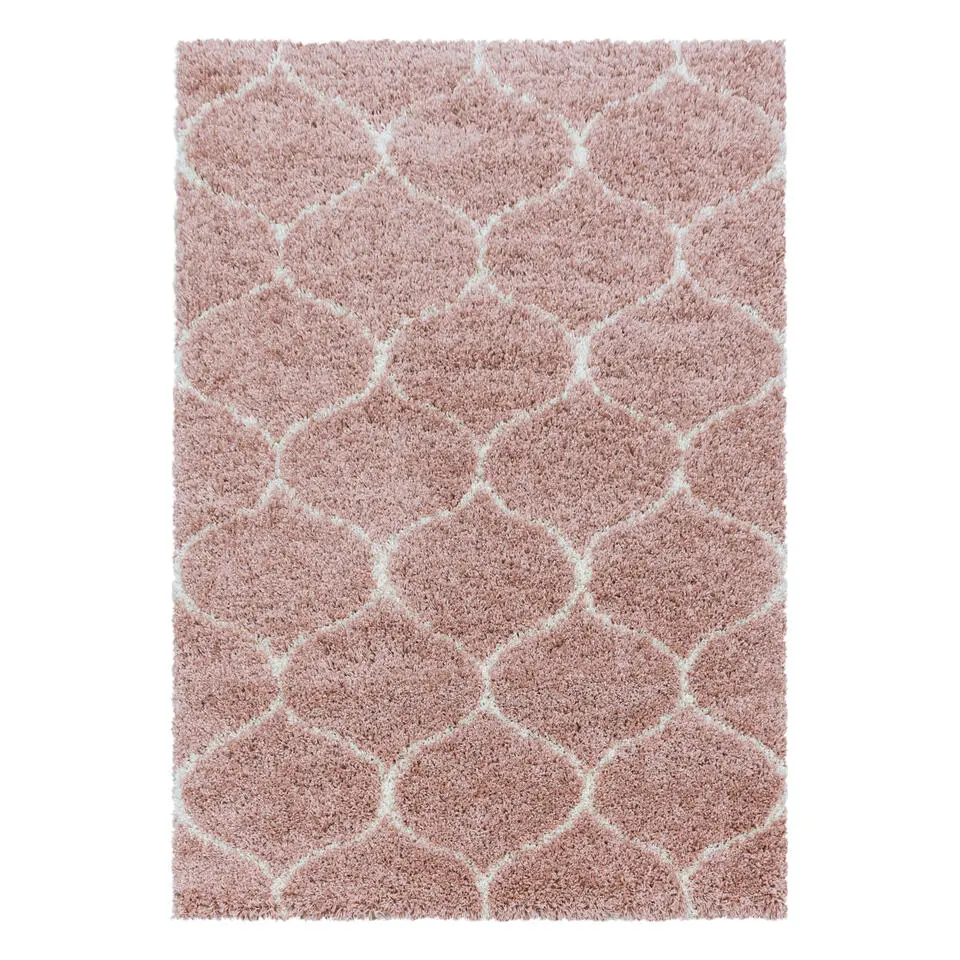 Opera Soft Shaggy Hoogpolig Vloerkleed Roze - 200x290 CM