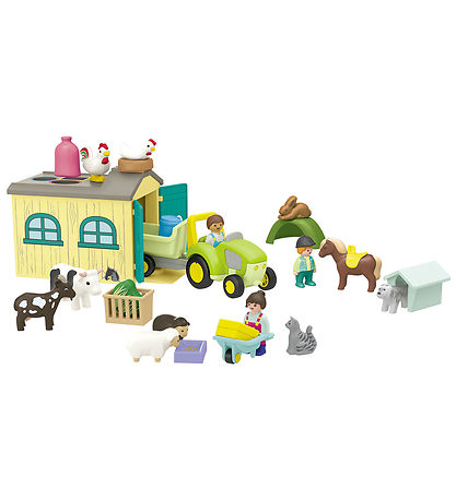 Playmobil Junior - Bondeg?rd m. Traktor - 71656 - 29 Dele