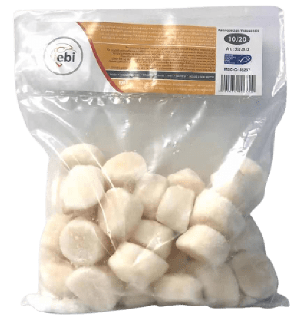 Ebi Bevroren Coquilles (Sint-jakobsschelpen) 10/20 800g
