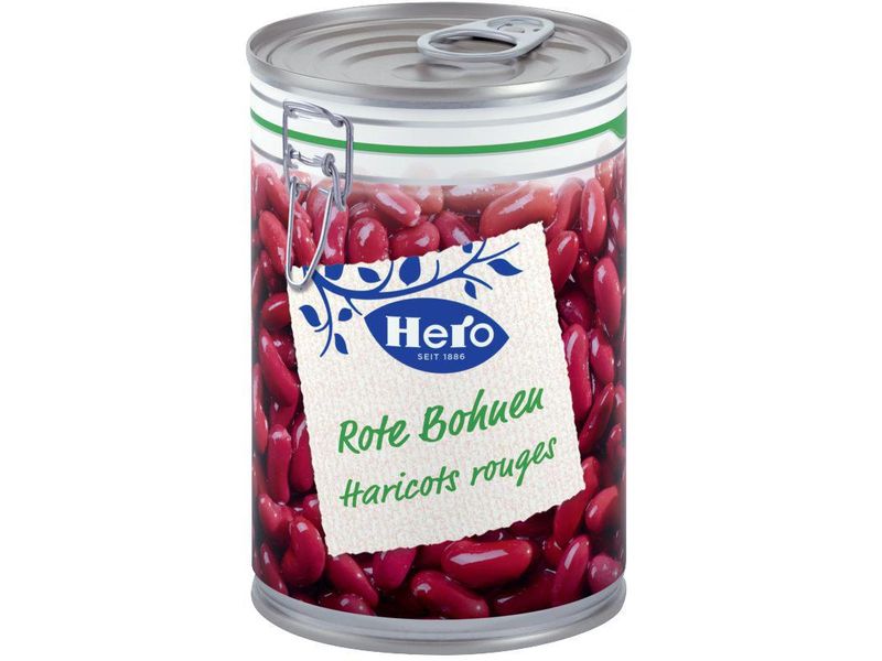 Hero Dose Rote Bohnen 430 g Kidney Bohnen an leichtem Essigaufguss
