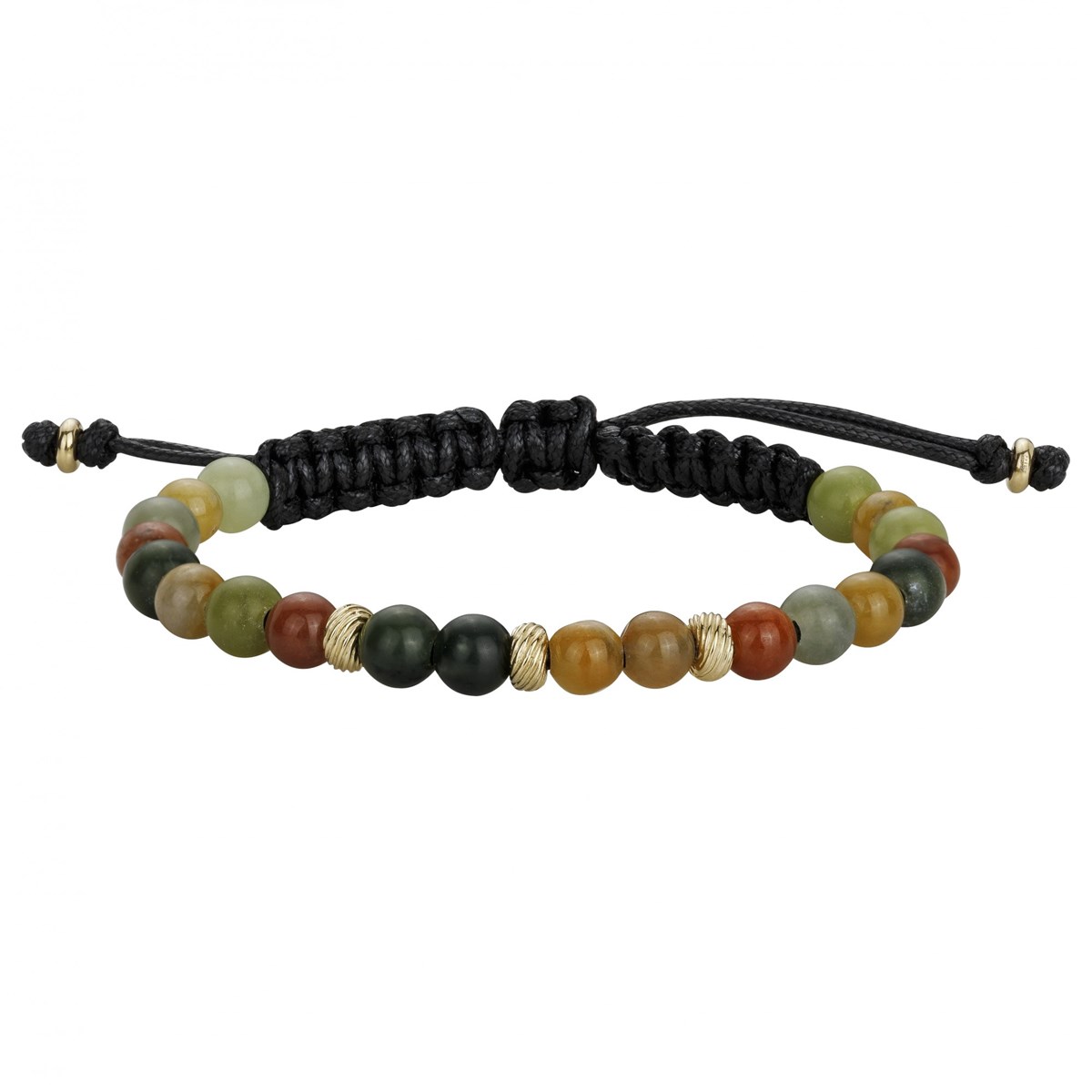 Bracelet souple Akira en PVD avec perle