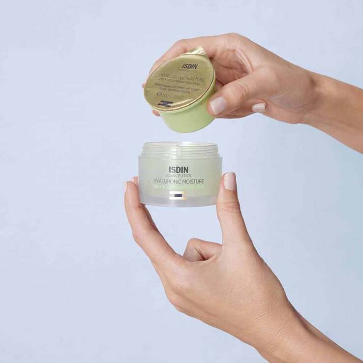 ISDIN Isdinceutics Hyaluron Moisture für fettige Haut und Mischhaut Creme, 50 g