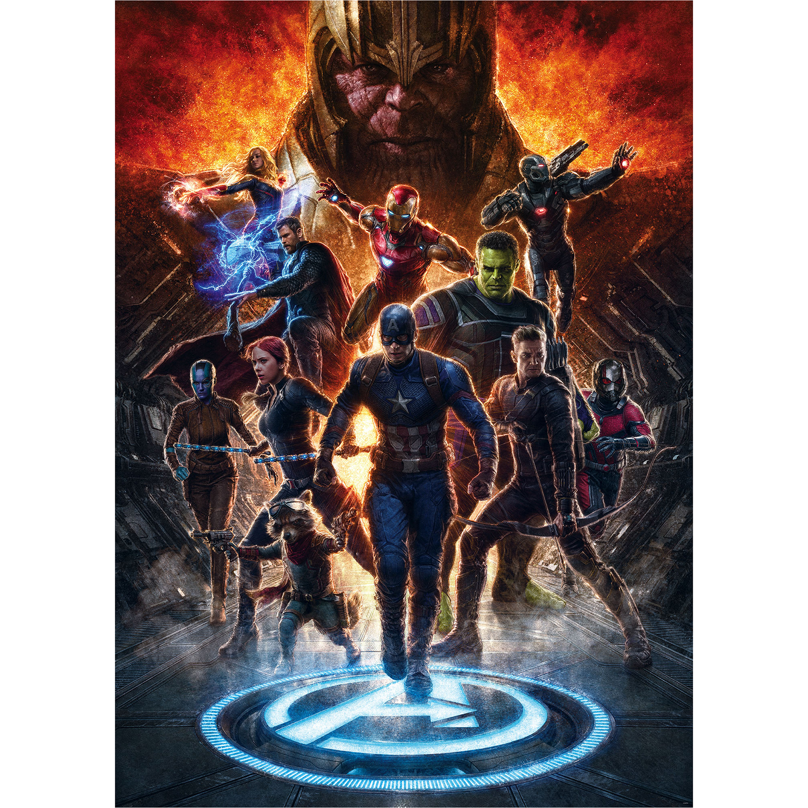 Vlies-Fototapete AVENGERS VS THANOS - bunt - 200x280 cm
