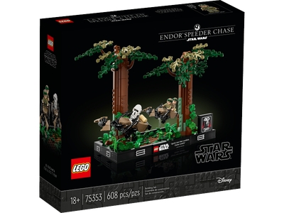 LEGO Endor™ speederachtervolging diorama (75353)