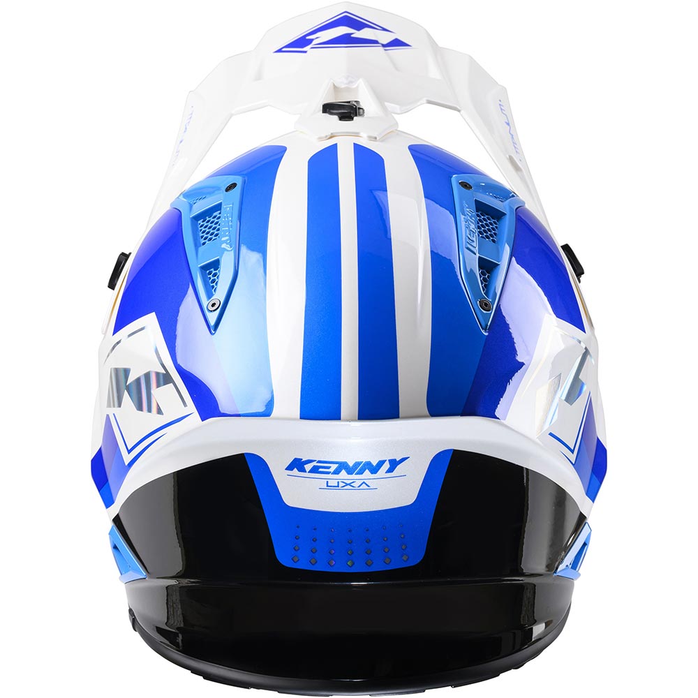 Kenny - Casque Titanium Graphic Blanc / Bleu