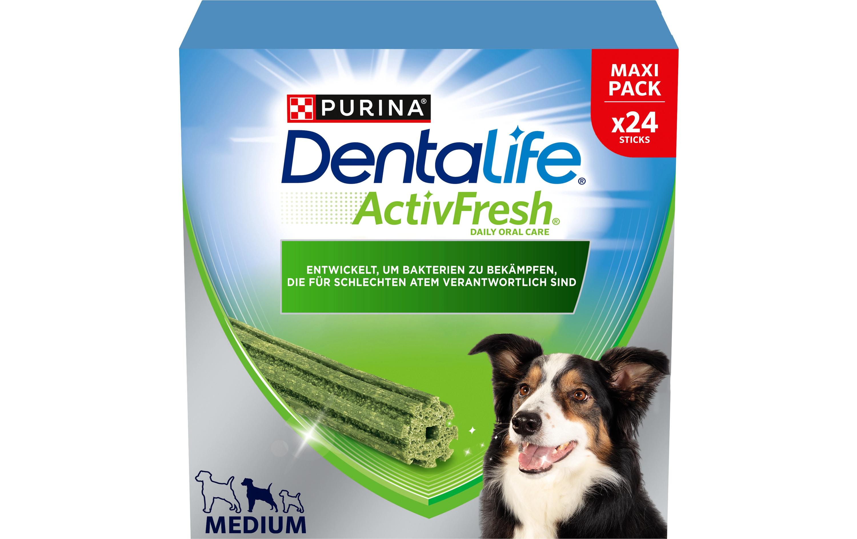 Kausnack ActivFresh Medium, 24 SticksZahnpflege-Snack für Hunde