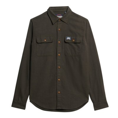 Chemise à manches longues homme Traiman Flannel SUPERDRY