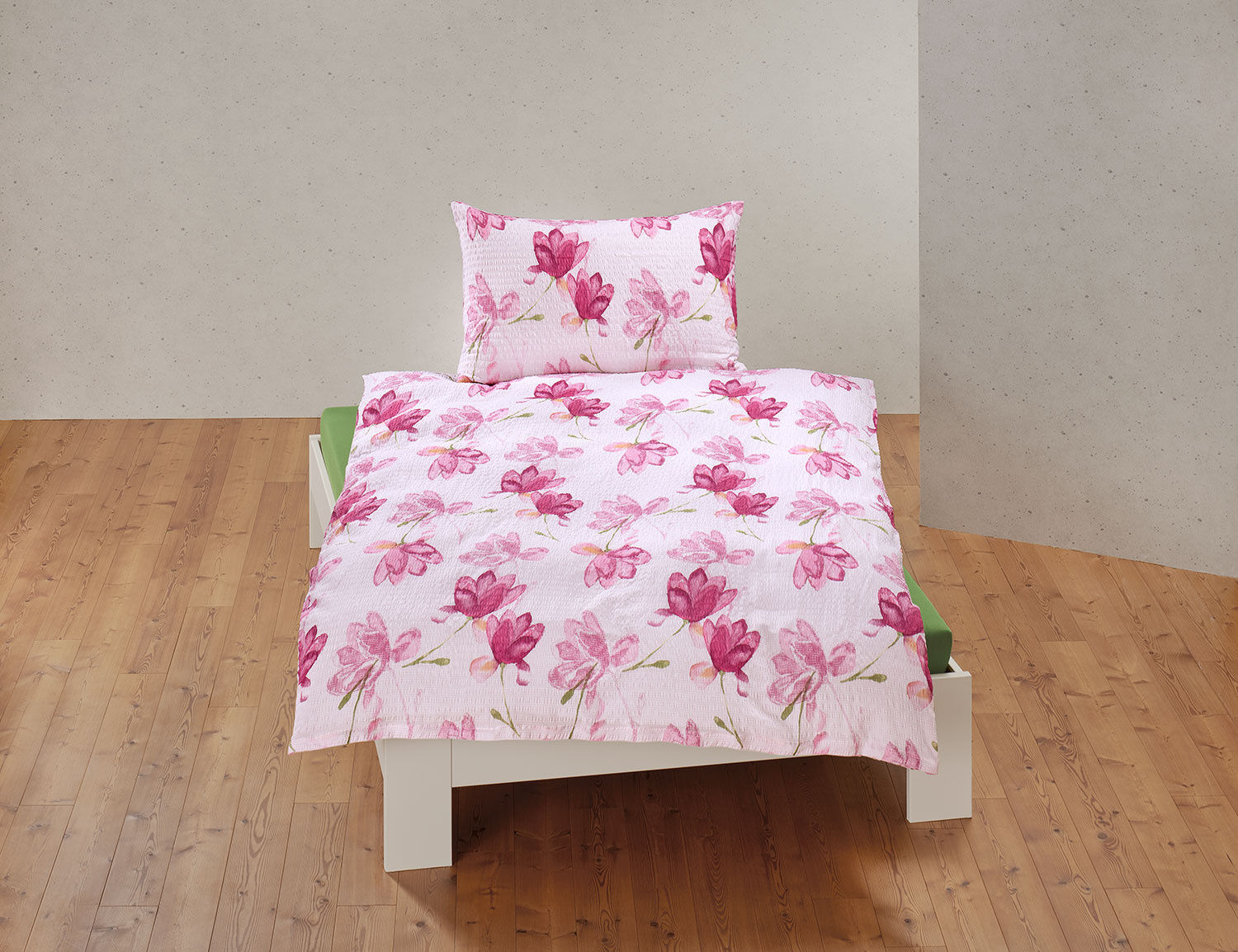 Bettwäsche mit schönem Blumenmuster