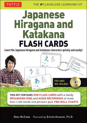 Japanese Hiragana and Katakana Flash Cards Kit: Learn the Two Japanese Alphabets Quickly & Easily with this Japanese Flash Cards Kit (Online Audio Included) (Multiple items)
