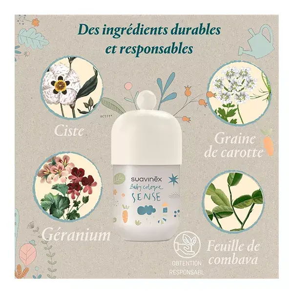 Suavinex - Conjunto Rabbit e Cologne Sense 100ml