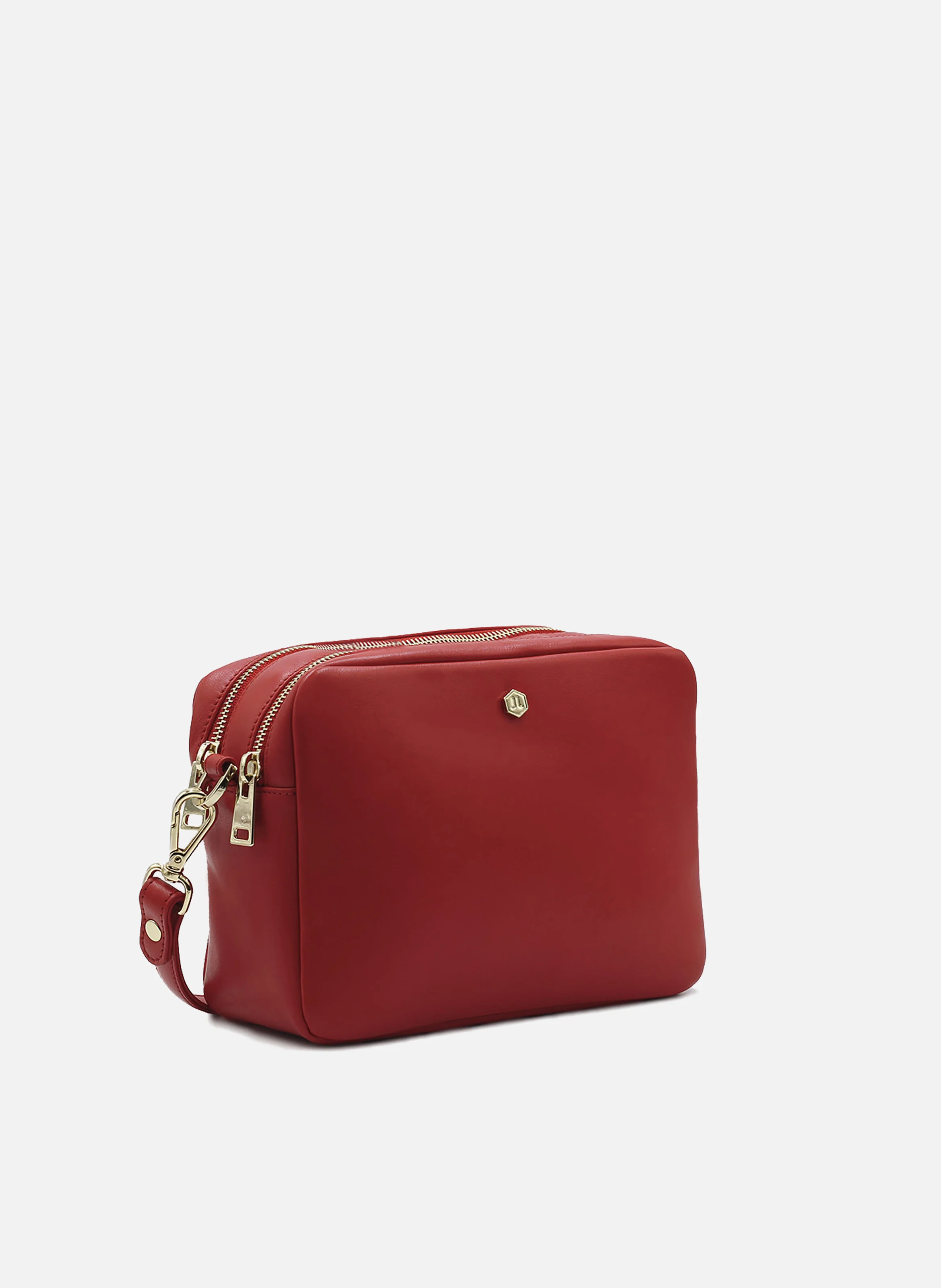 Gabrielle - Sac en cuir lisse | Rouge