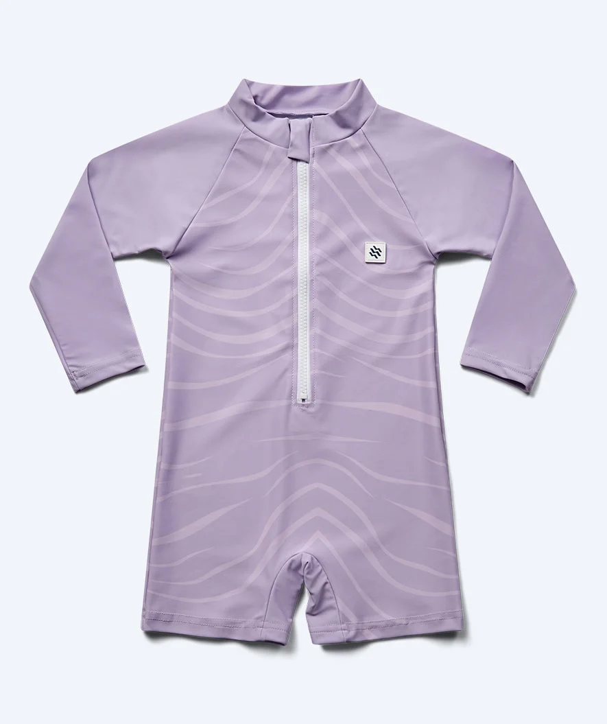Watery UV-dragt til børn - Fjord Langærmet Rashguard - Lilla