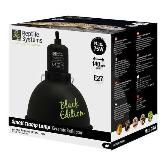 Clamp Lamp Black Edition Small