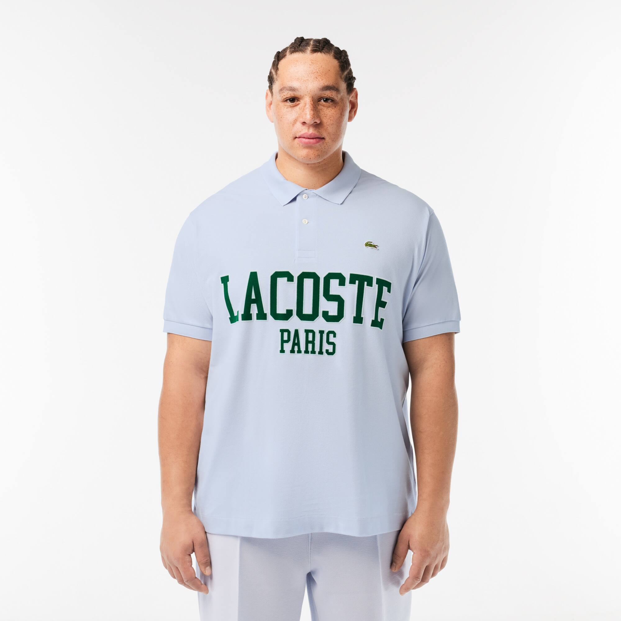 Original L.12.12 LACOSTE Poloshirt aus flockigem Piqué Kurze Ärmel - Blau - Lacoste - Herren
