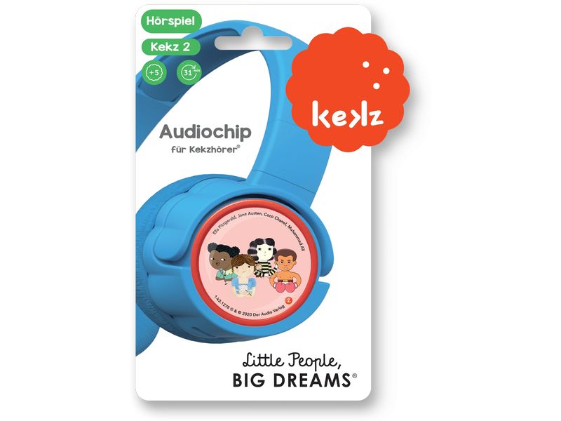 Kekz Audiochip Little People, Big Dreams Ella Fitzgerald, Jane Austen, Coco Chanel, Muhammad Ali