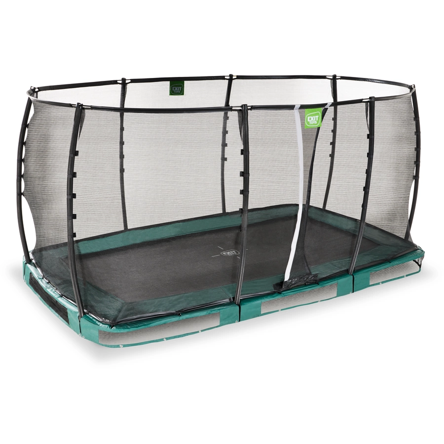 EXIT Allure Premium Bodentrampolin 244x427cm - grün