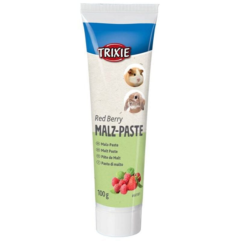 Trixie Moutpasta 100 gram Konijn Knaagdier | Rode Vruchten - 100 gram | 13716.1
