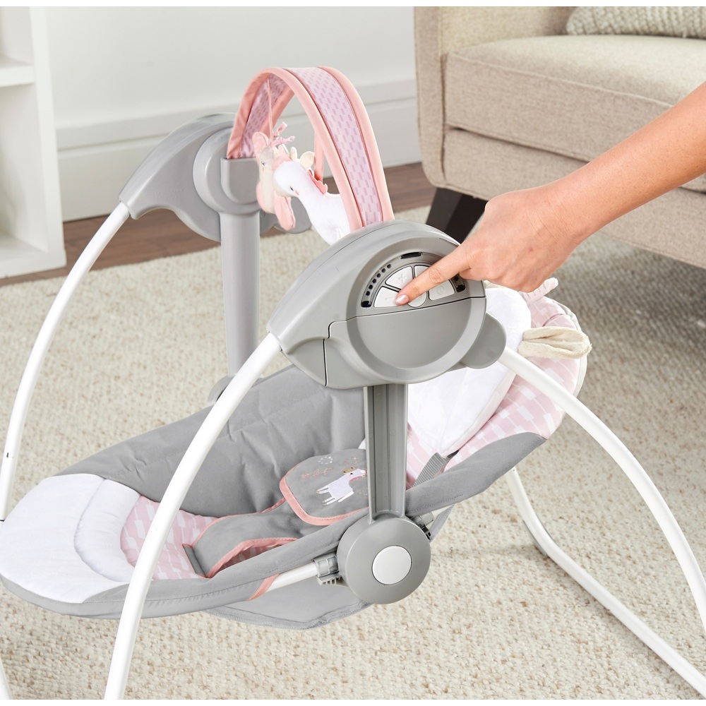 Ingenuity Comfort 2 Go Tragbare Babyschaukel Flora