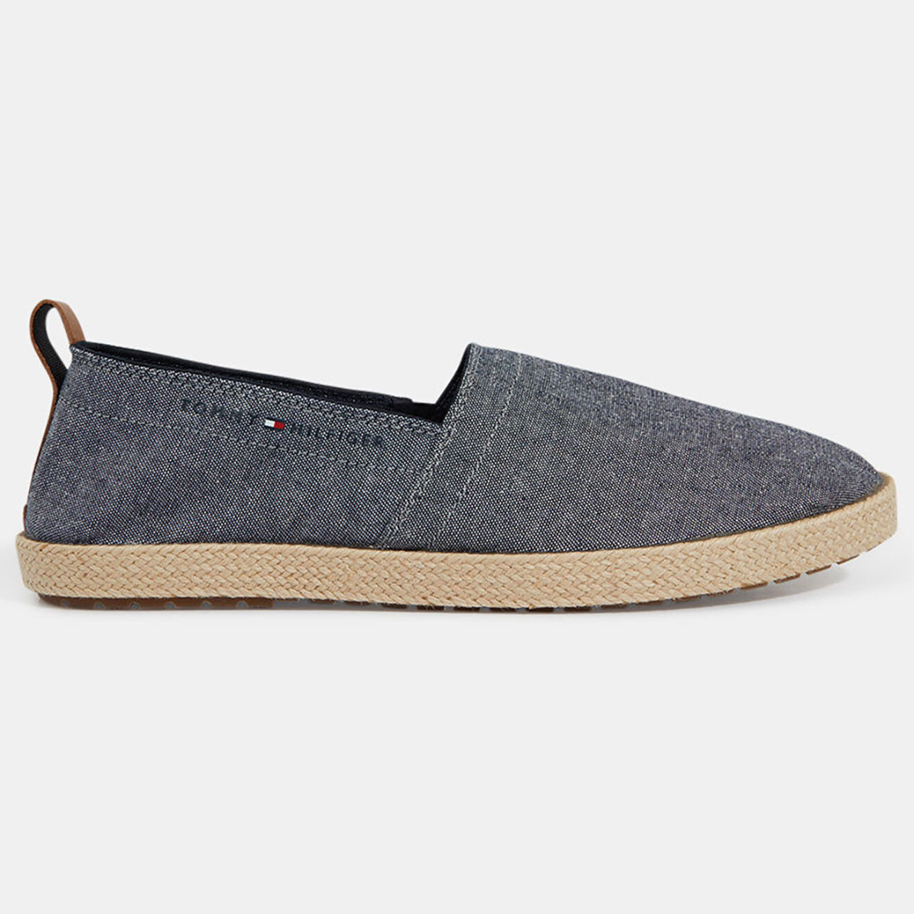 Tommy Hilfiger Espadrilles en Lin Chambray bleues
