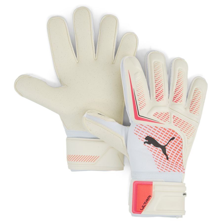 PUMA Gants de Gardien Ultra Pro Protect RC Unlimited - Blanc/Glowing Red/Noir