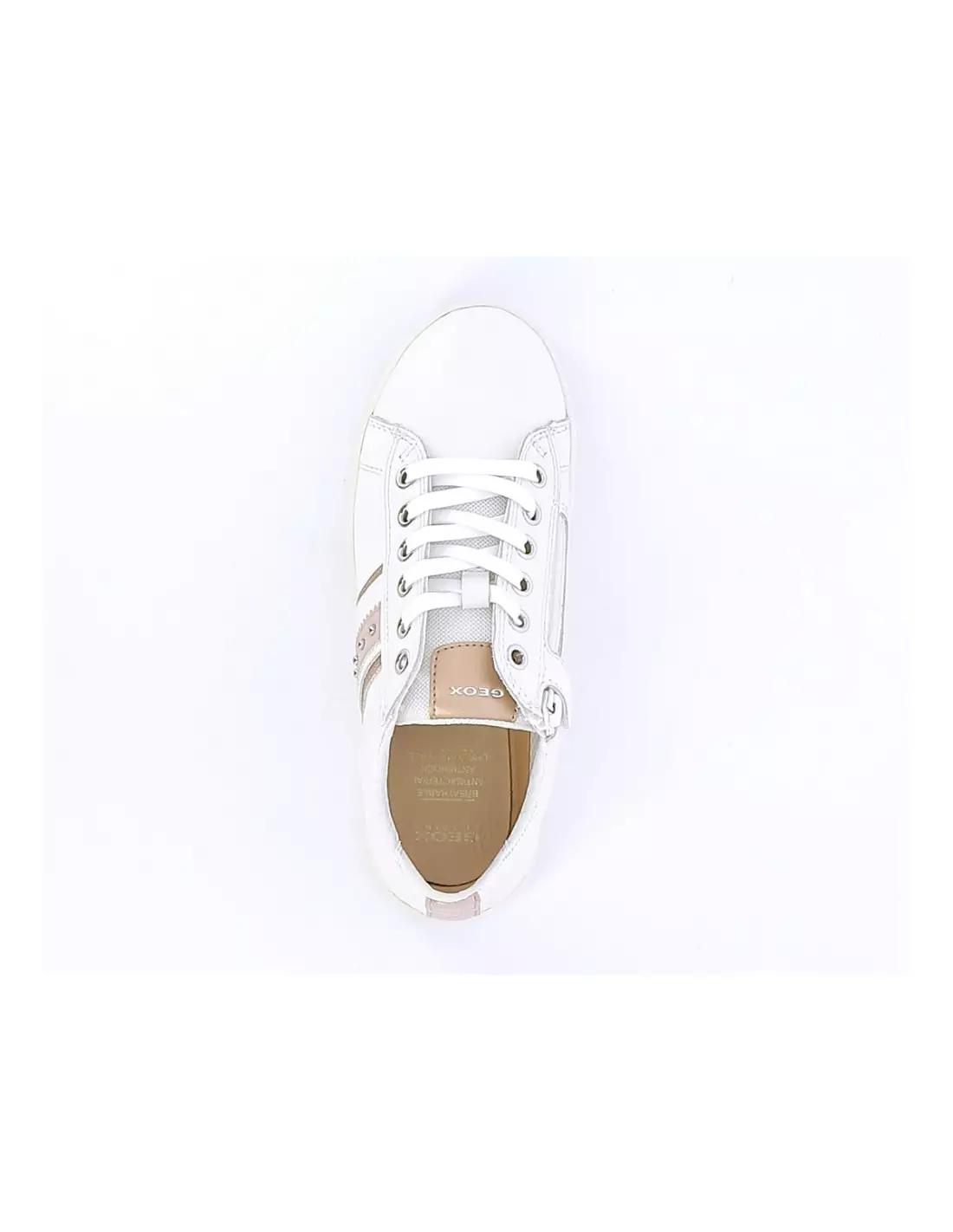 GEOX KATHE - Baskets Whitelightrose
