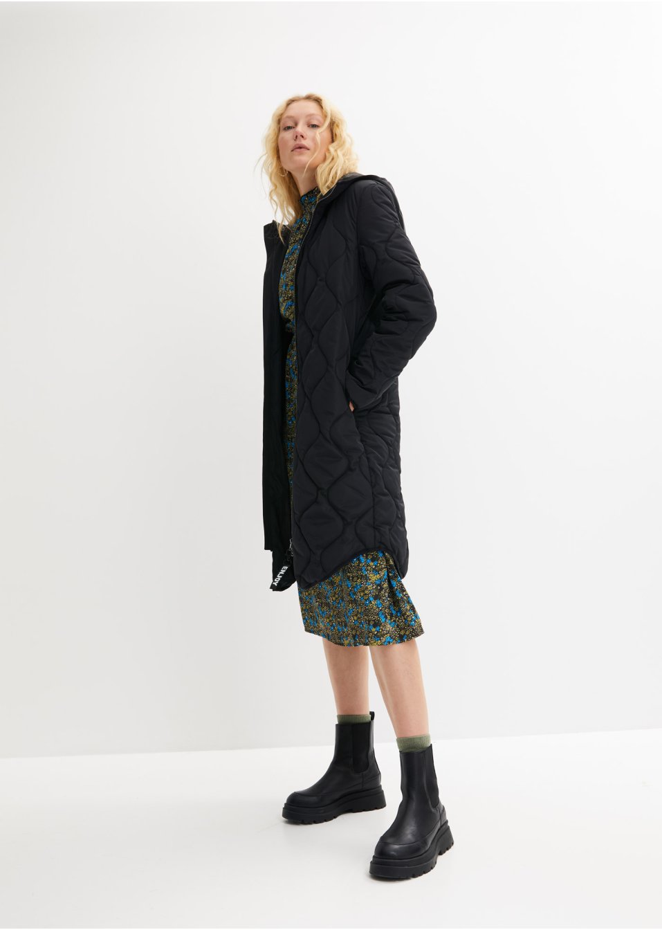 Manteau matelassé en polyester recyclé