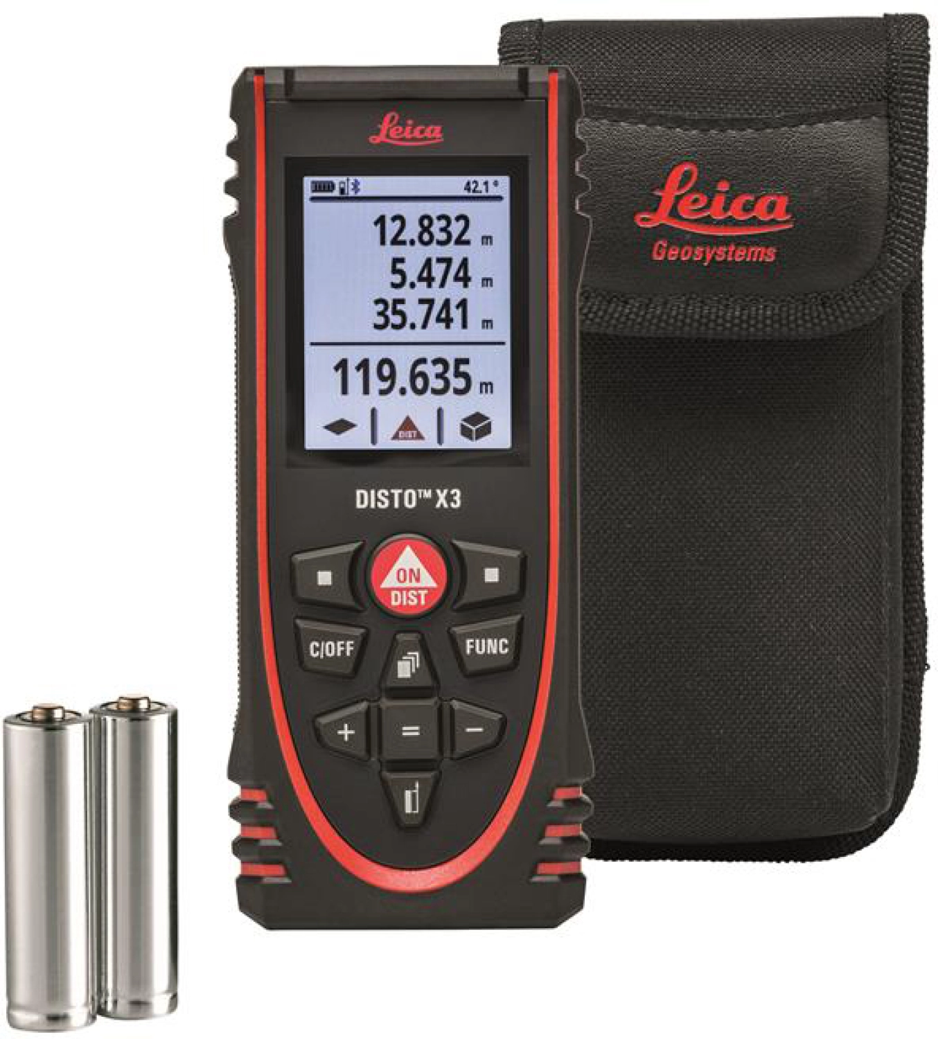 Leica Disto X3 Afstandsmeter in tas - bluetooth - 150m