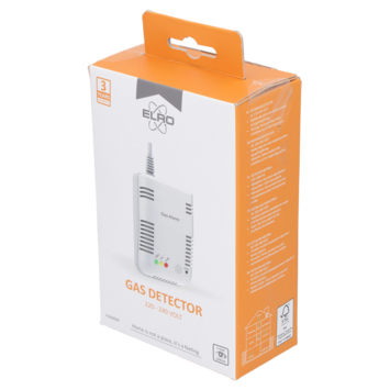Elro FGA-13410 gasmelder voor Aardgas/Propaan/Butaan