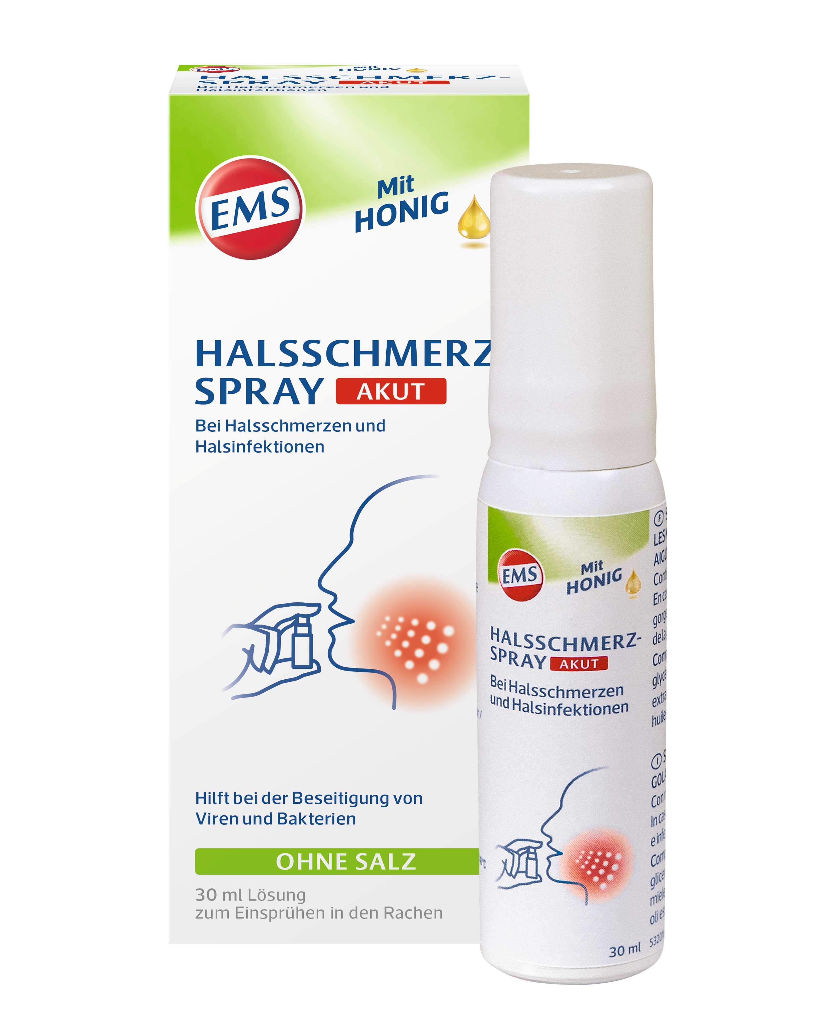 EMS Halsschmerzspray Spray akut Spr 30 ml