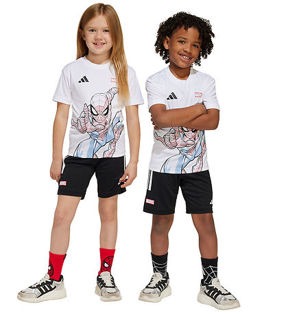 adidas Performance Set - T-Shirt/Shorts - LK MRVL SM TSET - Weiß