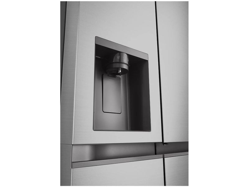 LG Foodcenter GSJC41PYPE Silber Side-by-Side Kühlschrank