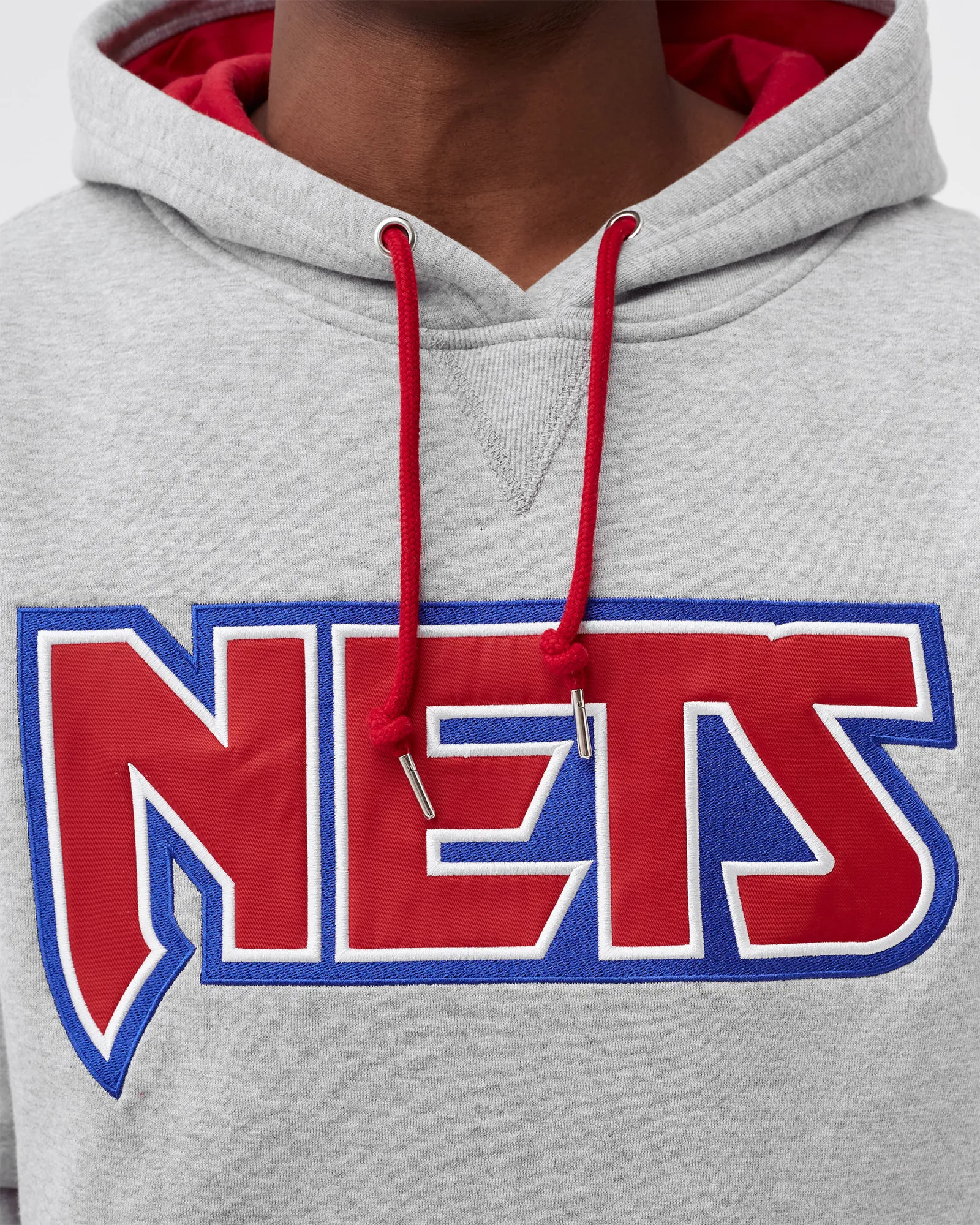 Mitchell & Ness NBA Premium Fleece Hoodie New Jersey Nets