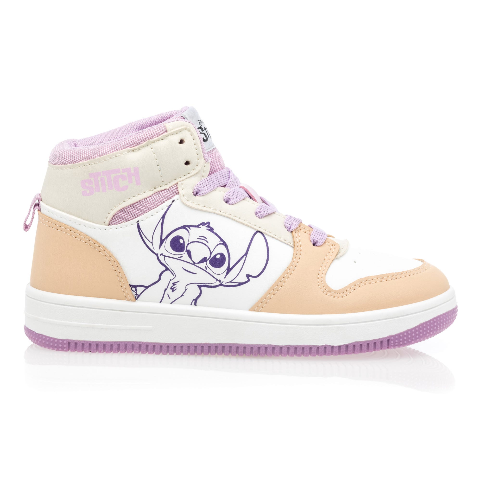 Baskets hautes Fille blanc