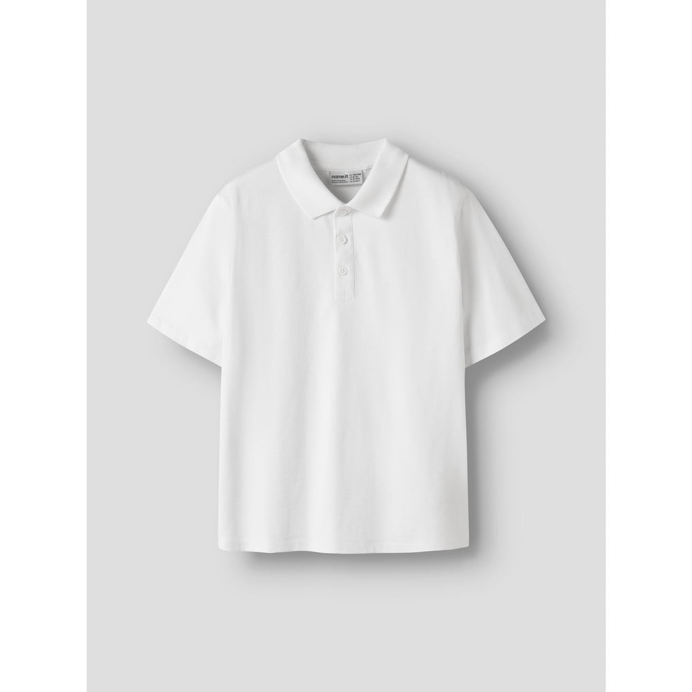 Køb Name It Bright White Nkmkally Ss Nreg Polo Noos