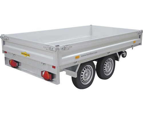 Humbaur Kipper M 2000 achterkipper, 2680 x 1500 x 300 mm, geremd, toegestaan totaalgewicht 2000 kg