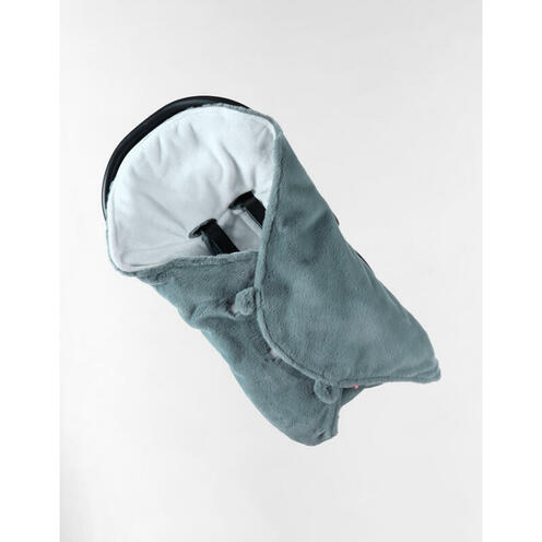 Couverture promenade fausse fourrure - Bleu - NOUKIE 'S