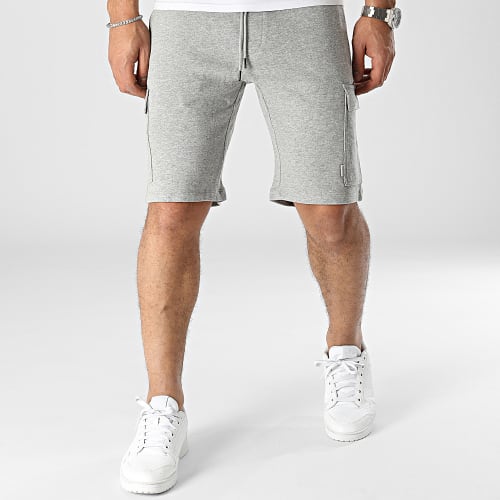 Short Jogging Shark Gris Chiné