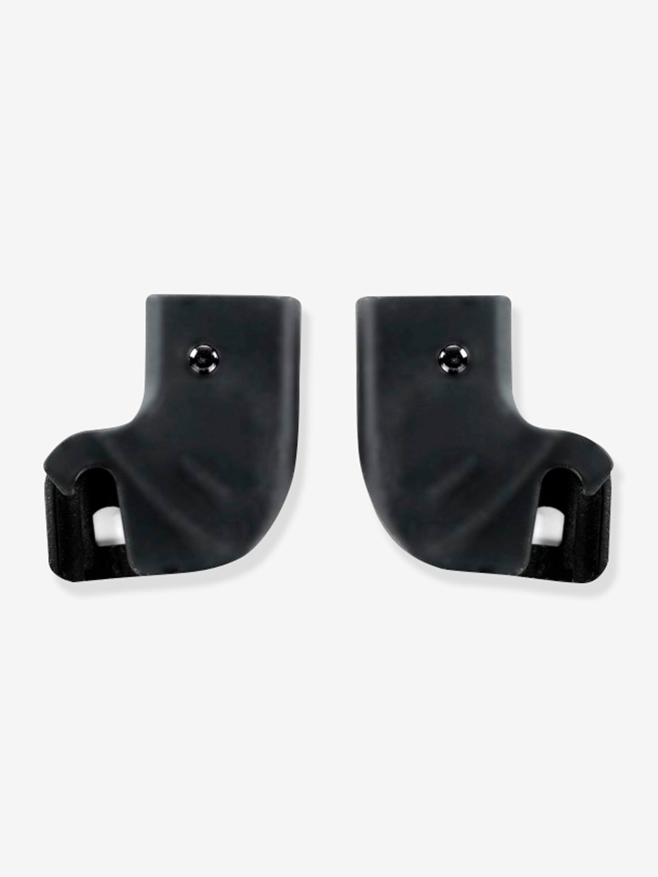 Adaptadores tipo ovo para cadeirinha de carro para carrinho de bebê JANE Rocket 2, preto liso.