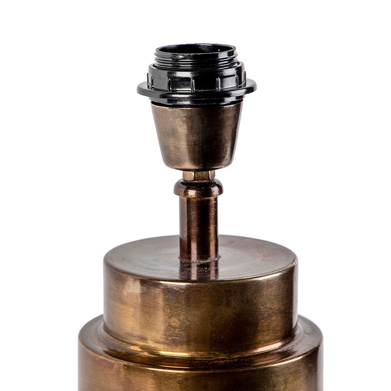 Art Deco tafellamp brons zonder kap - Bruut