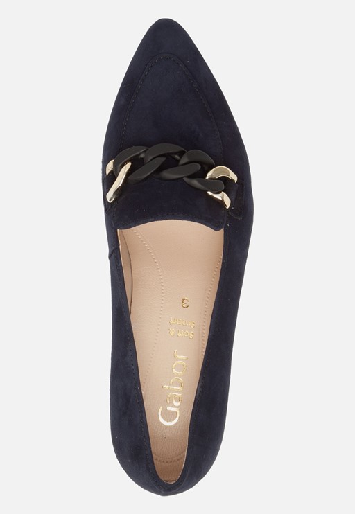 Gabor Pumps blauw Suede